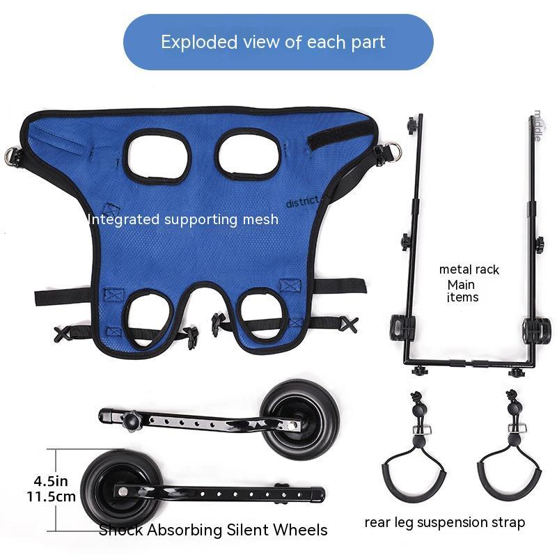 Adjustable Dog Wheelchair – Mobility Scooter for Disabled Pets