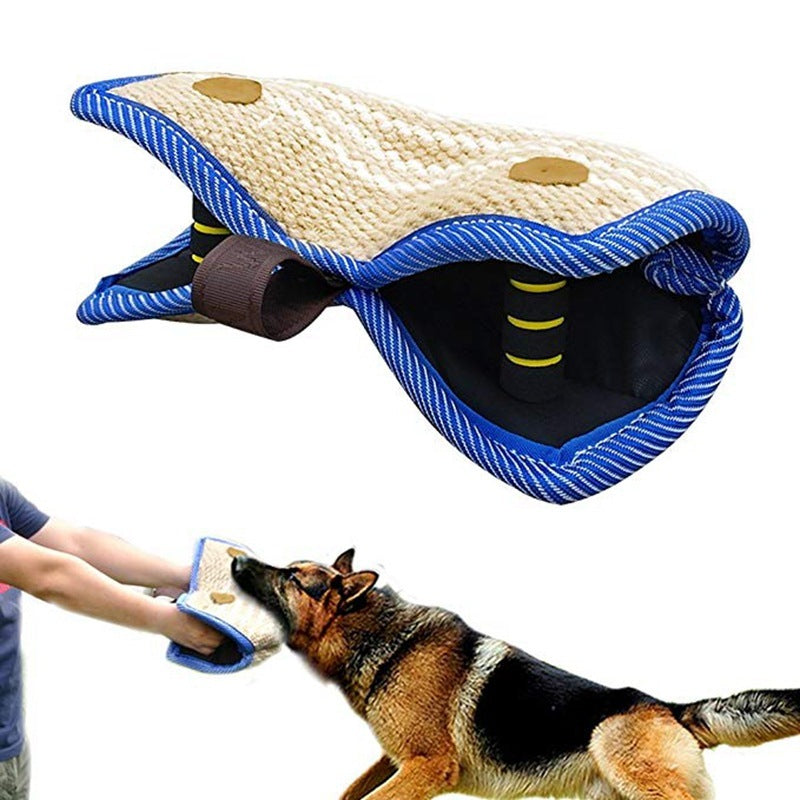 German Shepherd Training Bite Pillow – Tear-Resistant Hemp